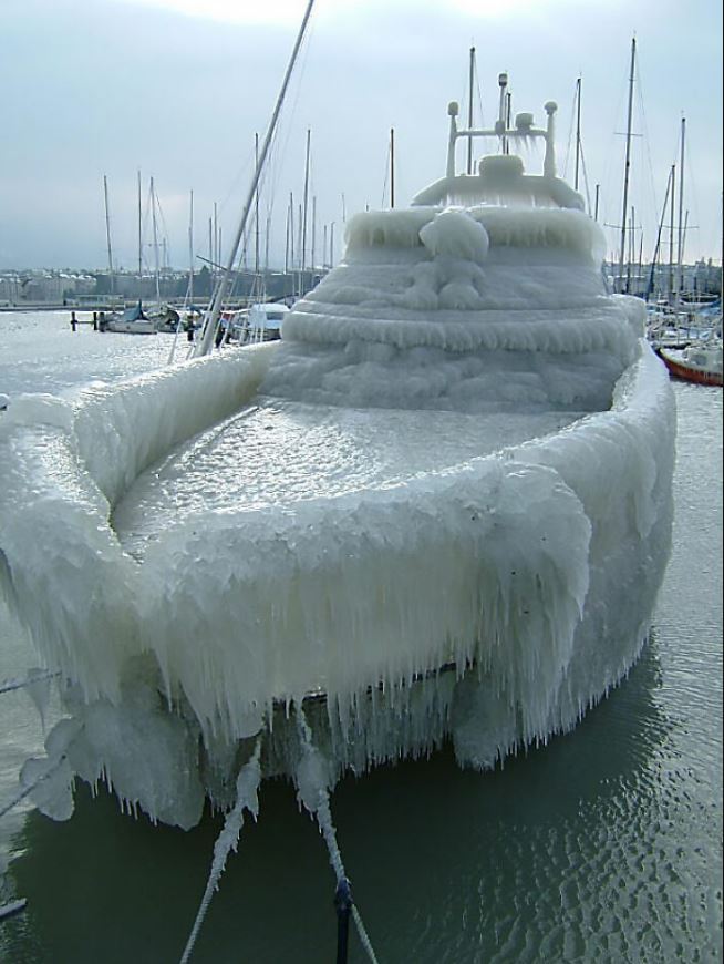 Interesting way to protect icebergs